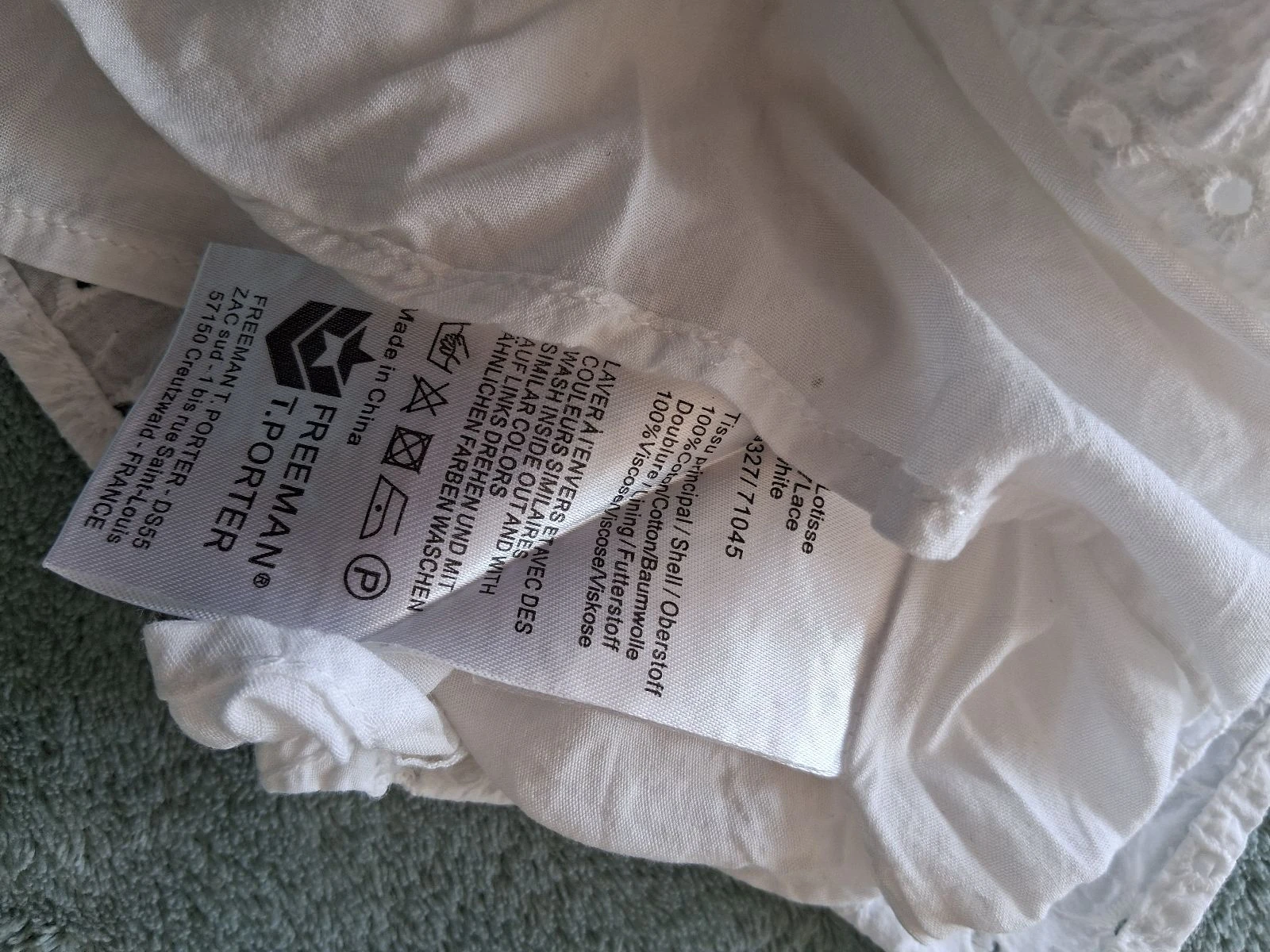 Vestido de encaje blanco - Freeman T. Porter - Talla M – photo 7